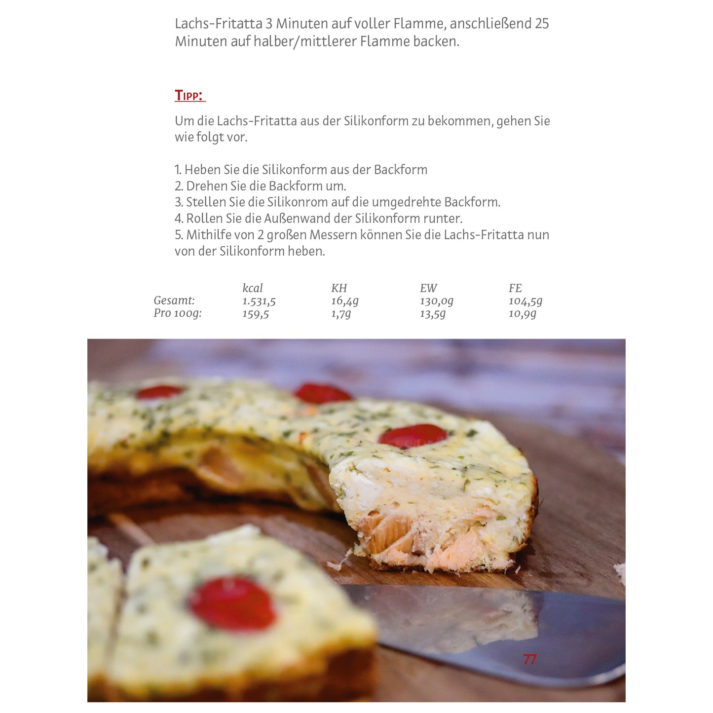 Lachs-Fritatta aus dem Omnia Backofen | 4 reifen 1 Klo